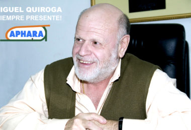 ¡MIGUEL QUIROGA Presente! proclamó el 6 de abril APHARA al cumplirse el 9º aniversario de su partida 